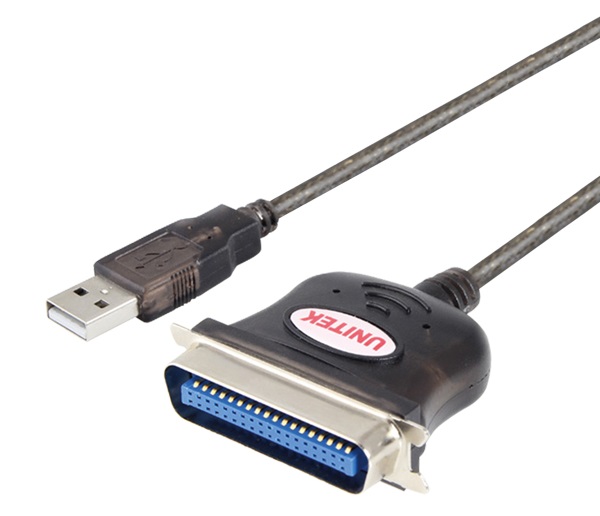 Cáp USB 2.0 to Parallel Printer USB 1.5 mét Unitek Y-120
