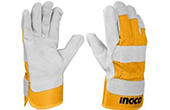 Máy công cụ-đồ nghề INGCO | Găng tay vải da INGCO HGVC01