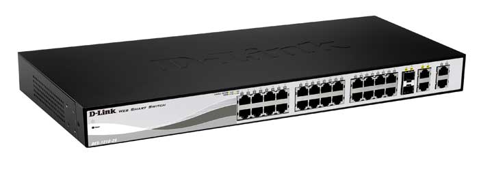 24-Port Ethernet Smart Switch D-Link DES-1210-28