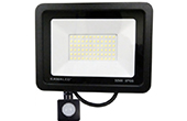 Đèn LED KAWALED | Đèn pha LED cảm ứng hố?ng ngoại 50W KAWALED FLH50W-FS23B