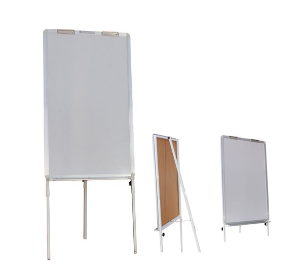 Bảng Flipchart 3 chân viết bút lông Poly Taiwan BAVICO kích thước 80x60cm