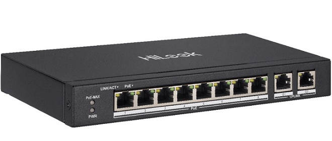 8-Port 100M Unmanaged PoE Switch HILOOK NS-0310P-60