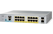 Thiết bị mạng Cisco | 16-Port GE PoE + 2 Gigabit SFP Smart Managed Switch CISCO WS-C2960L-SM-16PS