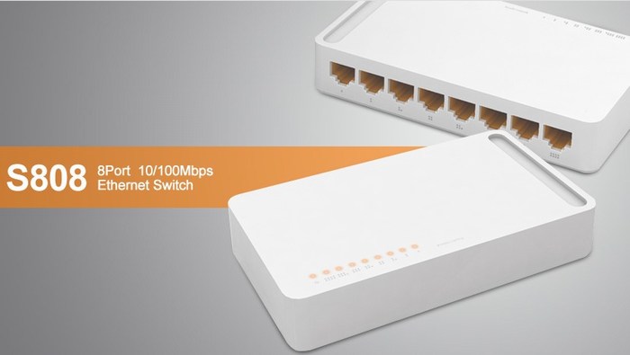 8 ports 10/100Mbps Switch TOTOLINK S808