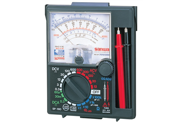 Đồng hồ đo điện vạn năng chỉ thị kim (VOM) SANWA SP-18D