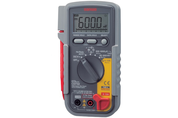 Đồng hồ đo điện vạn năng chỉ thị số (DMM) SANWA CD732