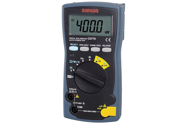 Đồng hồ đo điện vạn năng chỉ thị số (DMM) SANWA CD770