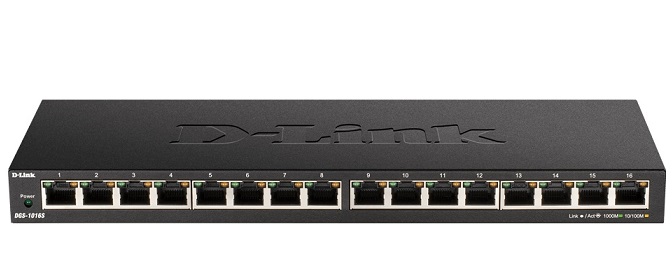 16-Port Gigabit Desktop Switch D-Link DGS-1016S