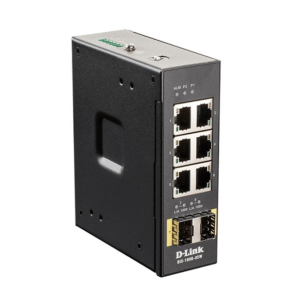 8-port Gigabit Unmanaged Industrial Switch D-Link DIS-100G-8SW