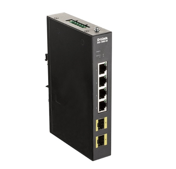 6-port Gigabit Unmanaged Industrial Switch D-Link DIS-100G-6S