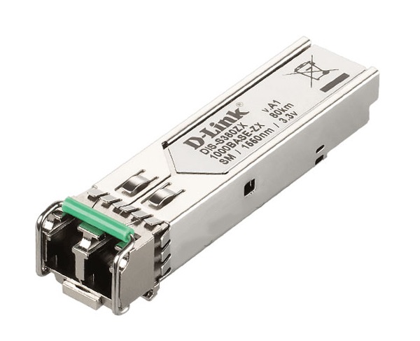 1‑port Mini-GBIC SFP to 1000BaseLX Single Mode Fiber Transceiver D-Link DIS-S380ZX