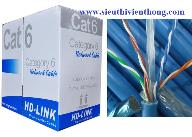 Cáp mạng HD-Link CAT6 FTP CCA