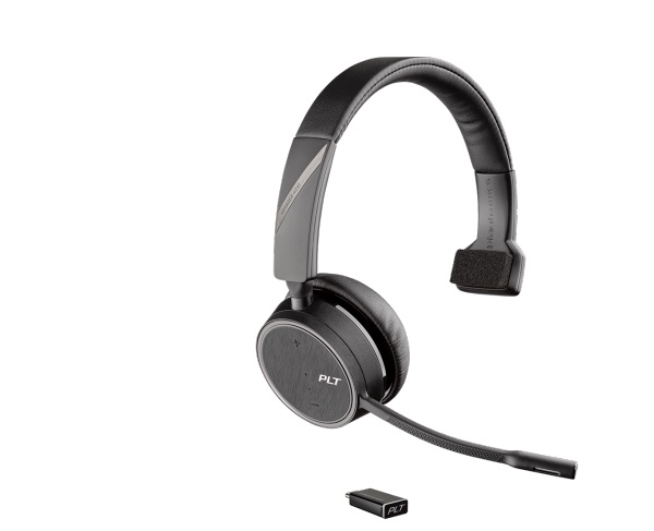 Tai nghe Bluetooth Plantronics VOYAGER 4210 UC, USB-C, Microsoft, Charge Stand (218770-02)