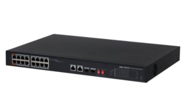 16-port 10/100Mbps PoE Switch KBVISION KX-CSW16-PFL