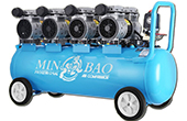 Máy nén khí MINBAO | Máy nén khí không dầu 850Wx4 MINBAO MB850-4 (Xanh) 