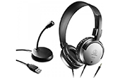 Tai nghe Audio-technica | Bộ tai nghe và microphone Audio-technica ATGM1-USB Pack