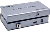 Media Converter HDTEC | Bộ kéo dài HDMI + USB bằng cáp quang chuẩn 4K HDTEC