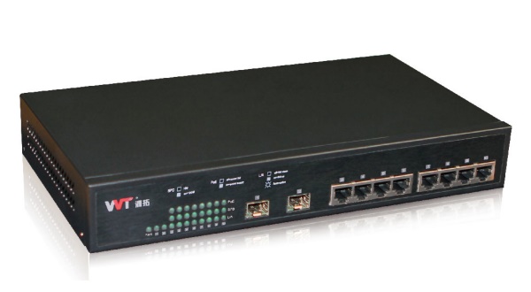 8-port 10/100/1000Base-T(X) + 2-port SFP Switch WINTOP YT-RS2010-2GF8GT