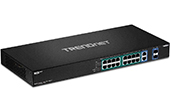 Thiết bị mạng TRENDnet | 18-Port Gigabit High Power PoE+ Switch TRENDnet TPE-TG182F