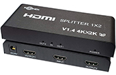 Cáp-phụ kiện Golden Konek | Bộ chia HDMI 1 ra 2 V1.4b Golden Konek