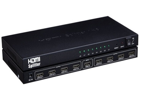 Bộ chia HDMI 1 ra 8 V1.4b Golden Konek