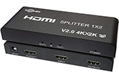 Cáp-phụ kiện Golden Konek | Bộ chia HDMI 1 ra 2 V2.0 Golden Konek