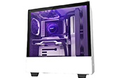 Vỏ case-Nguồn tản nhiệt NZXT | Compact Mid-Tower Case with RGB NZXT H510i MATTE WHITE