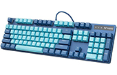 Bàn phím và chuột RAPOO | Bàn phím cơ Gaming RAPOO V500Pro Cyan Blue
