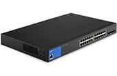 Thiết bị mạng LINKSYS | 24-Port Managed Gigabit PoE+ with 4 10G SFP+ Switch LINKSYS LGS328MPC