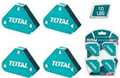 CÃ´ng cá»¥ Ä‘á»“ nghá» TOTAL | Bộ 4 ke góc nam châm hàn 3 góc TOTAL TAMWH4001