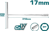 KhÃ³a lá»¥c giÃ¡c TOTAL  | Thanh vặn tay cầm chữ T 17mm TOTAL THTSW1706