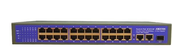 24-Port 10/100Mbps PoE Switch APTEK SF1243P