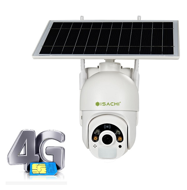 Camera 4G sử dụng năng lượng mặt trời ISACHI SC-PT04GW