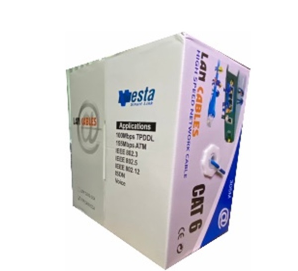 Cáp mạng chống cháy VESTA Cat6 UTP VS-UTP6-CO (23AWG)