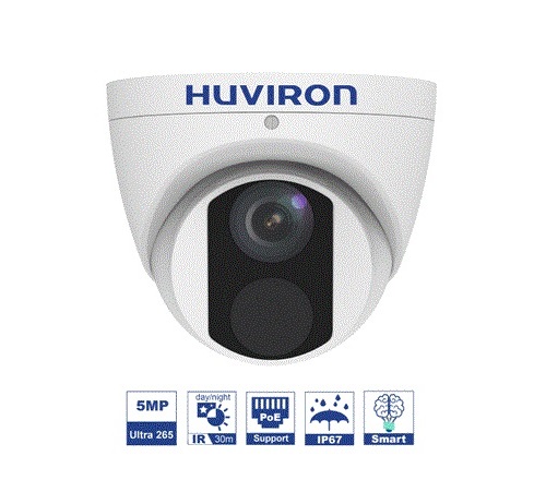 Camera IP Dome hồng ngoại 5.0 Megapixel HUVIRON HU-ND522D/I3E
