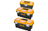 Máy công cụ-đồ nghề INGCO | Bộ 3 hộp đựng đồ nghề khóa kim loại INGCO PBXK0302