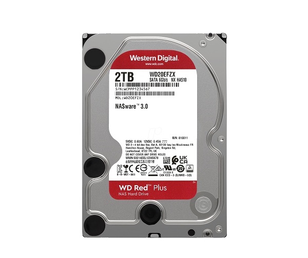 Ổ cứng HDD 2TB Western Red Plus WD20EFZX