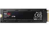 Ổ cứng SSD SAMSUNG | Ổ cứng SSD SAMSUNG 980 PRO w/Heatsink PCIe 4.0 NVMe 2TB (MZ-V8P2T0CW)