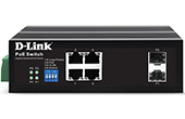 Thiết bị mạng D-Link | 4-Port Gigabit PoE + 2-Port Gigabit SFP Industrial Unmanaged Switch D-Link DIS-F1006PS-E