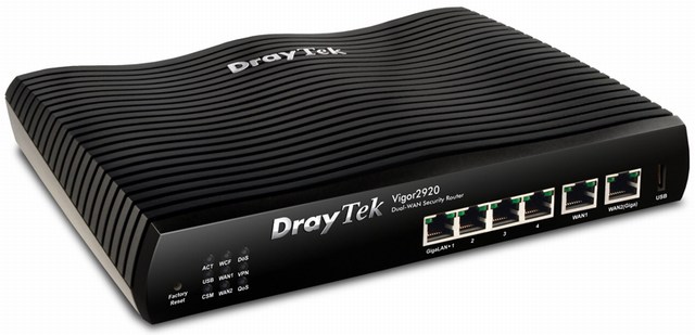 VPN, Firewall, LoadBalancing DrayTek Vigor2920