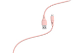 Đầu sạc-Cáp sạc HOLATRAVEL | Cáp sạc nhanh và truyền dữ liệu USB-A HOLATRAVEL Cable L2L Hồng
