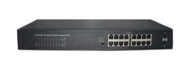 16-Port Gigabit + 2-Port SFP PoE Unmanaged Switch Sundray X-link XS1550U-18P-PWR