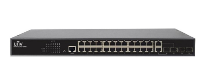 24-Port 10/100/1000Mbps Ethernet Switch UNV NSW5110-24GT4GP-IN