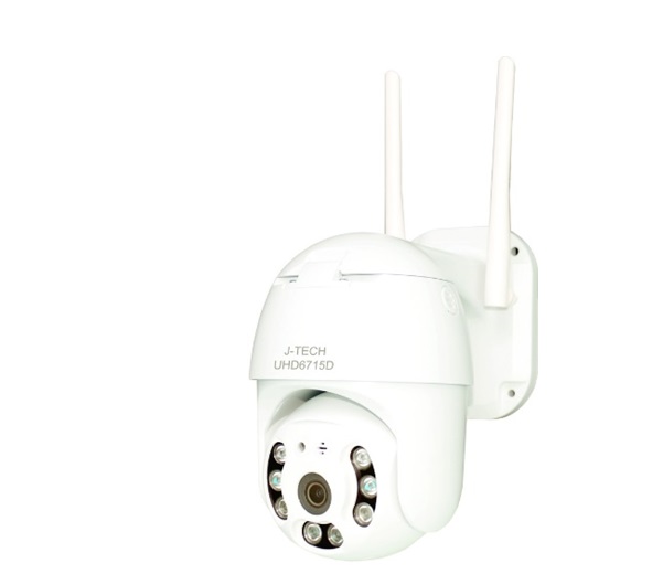 Camera IP Speed Dome hồng ngoại không dây 8.0 Megapixel J-TECH UHD6715H