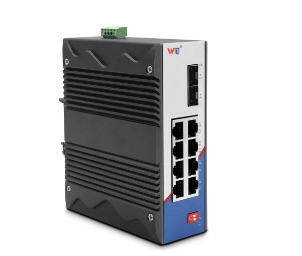 8-port Gigabit + 2-port 1000Base-X SFP Industrial DIN-Rail Switch WINTOP RS2310-2GF8GT