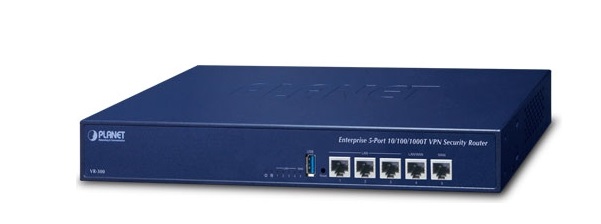 Enterprise 5-Port 10/100/1000T VPN Security Router PLANET VR-300