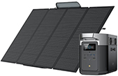Trạm sạc điện di động ECOFLOW | Bộ trạm sạc di động EcoFlow Delta Max 2000+400W Solar Panel Combo