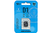 Phụ kiện Camera | Thẻ nhớ IPC Smart D1 64GB HIKVISION HS-TF-D1(STD)/64G