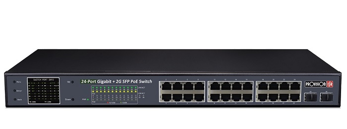 24-port Giga PoE Switch Provision-ISR PoES-24370GCL+2SFP 24-port Giga PoE Switch Provision-ISR PoES-24370GCL+2SFP