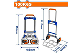 Máy công cụ WADFOW | Xe đẩy hàng 2 bánh gấp gọn 100kg WADFOW WWB9A10